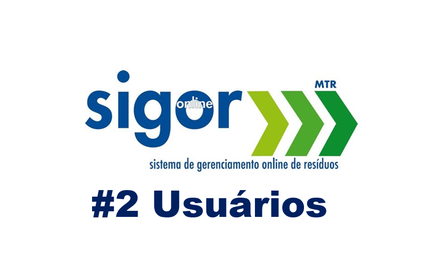 SIGOR-MTR #2 Usuários